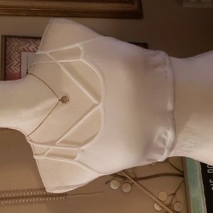 JW White Bralette Size Medium